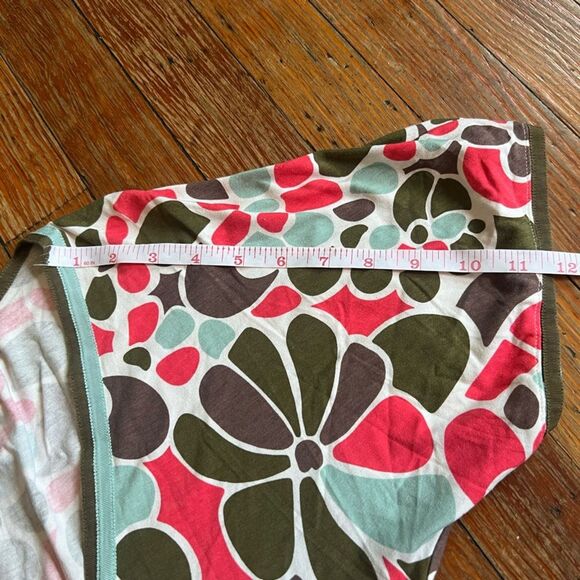 Boden || Mini Multicolor Y2K style Floral Kimono Empire Waist Dress 2R - Picture 8 of 10